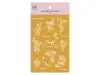 MU | Gold Foil Rub-On Transfer Sticker - 01