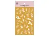 MU | Gold Foil Rub-On Transfer Sticker - 02