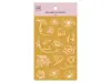 MU | Gold Foil Rub-On Transfer Sticker - 04