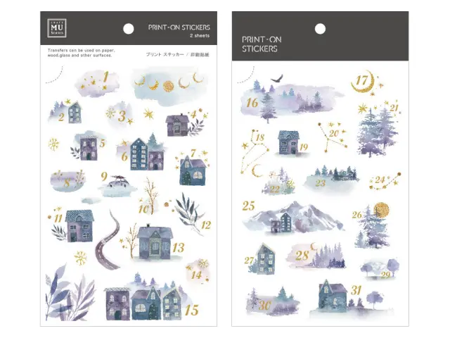 MU Print-On Transfer Stickers 164 - Midnight Stories