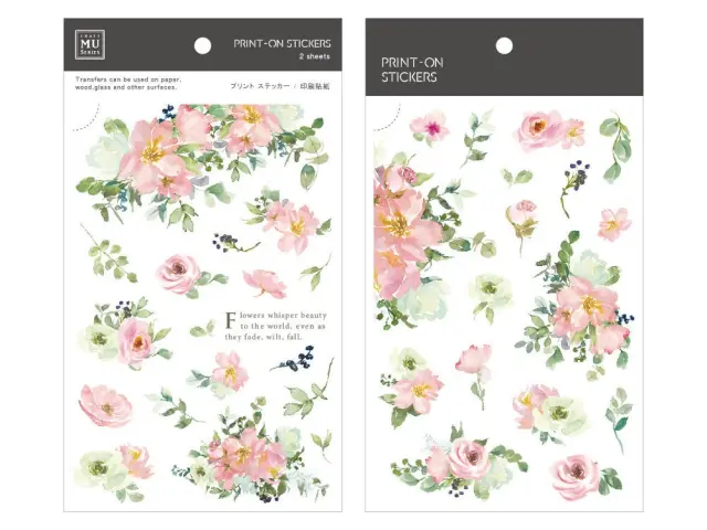 MU Print-On Siirtotarrat 170 - Dusty Pink