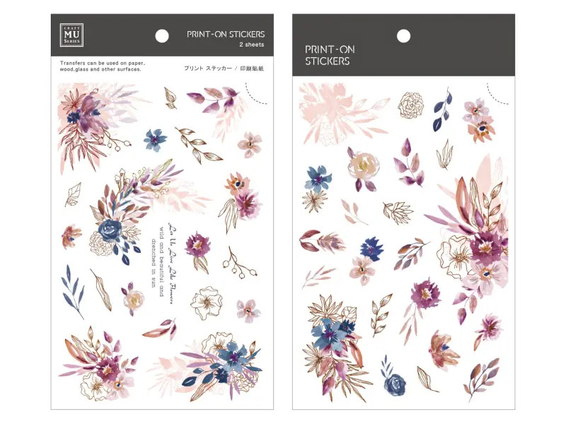 MU | Print-On Stickers - Wild And Beautiful