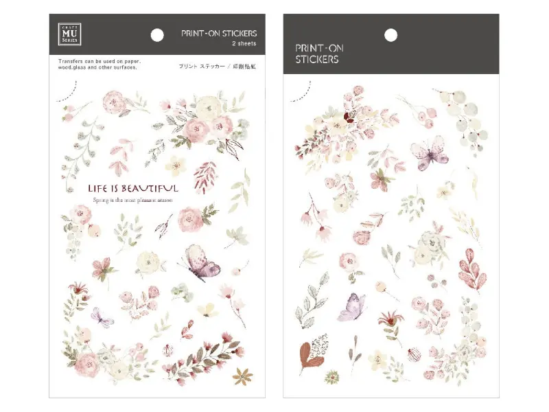 MU Print-On Siirtotarrat 184 - Beautiful Spring