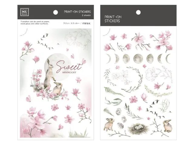 MU Print-On Siirtotarrat 185 - Sweet Moonlight