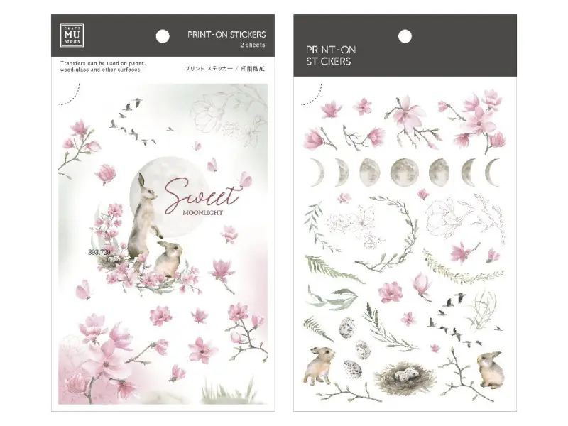 MU Print-On Siirtotarrat 185 - Sweet Moonlight