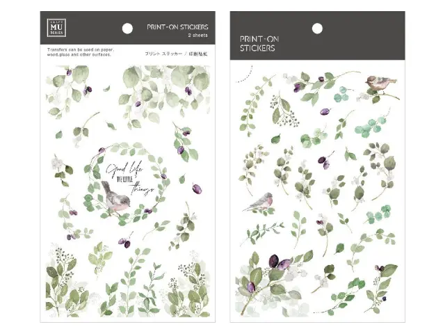 MU Print-On Siirtotarrat 187 - Freshly Green