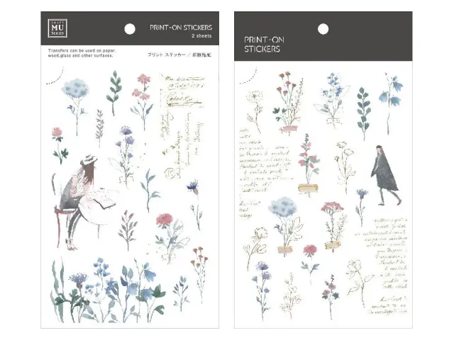 MU Print-On Transfer Stickers 195 - Day In My Garden
