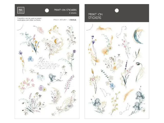 MU Print-On Transfer Stickers 196 - Glimmer Of The Moon