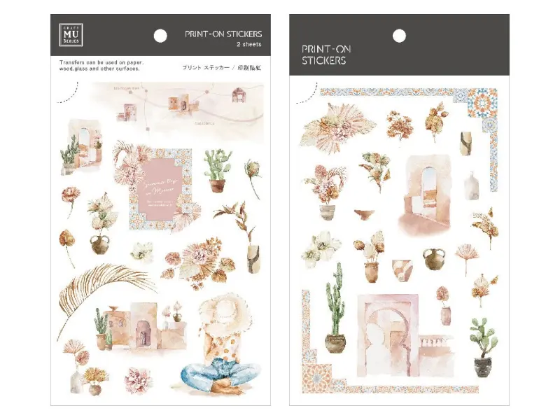 MU Print-On Transfer Stickers 197 - Summer Trip In Morocco