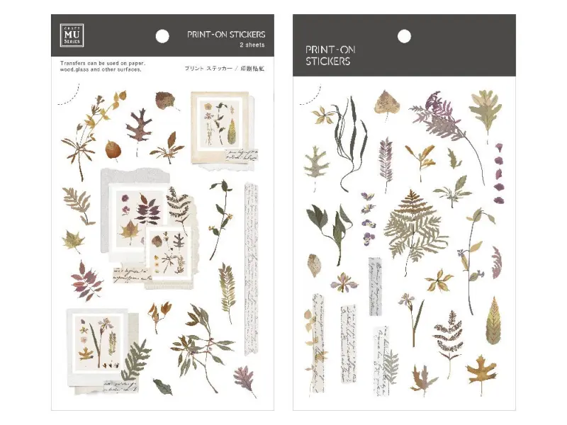 MU Print-On Siirtotarrat 199 - Pressed Plant Journal