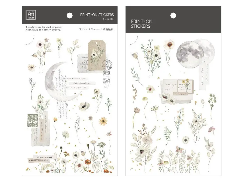 MU Print-On Transfer Stickers 200 - Calm Of The Moon