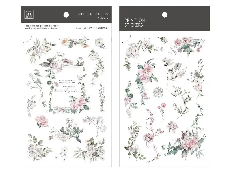MU Print-On Transfer Stickers 204 - Intertwined Beauty