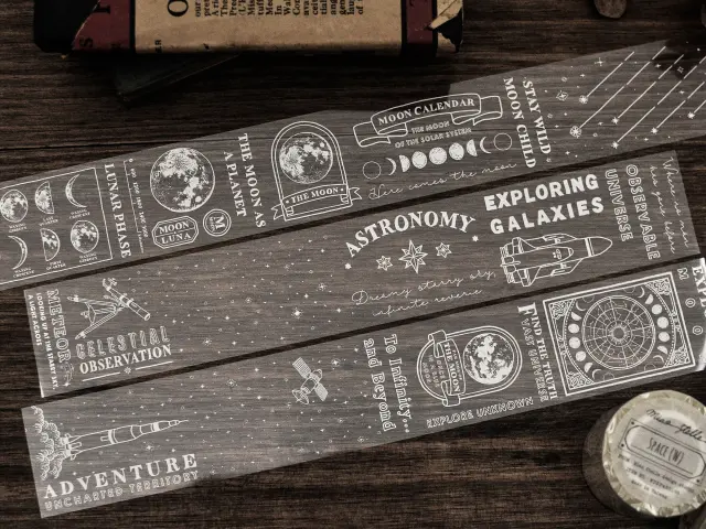 Miao Stelle Glossy PET Tape - Space White