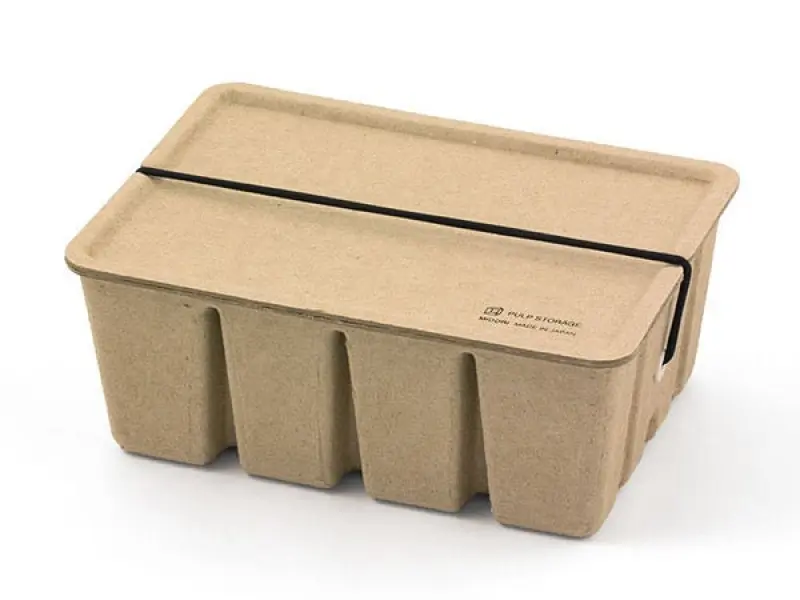 Midori Pulp Card Box - Beige