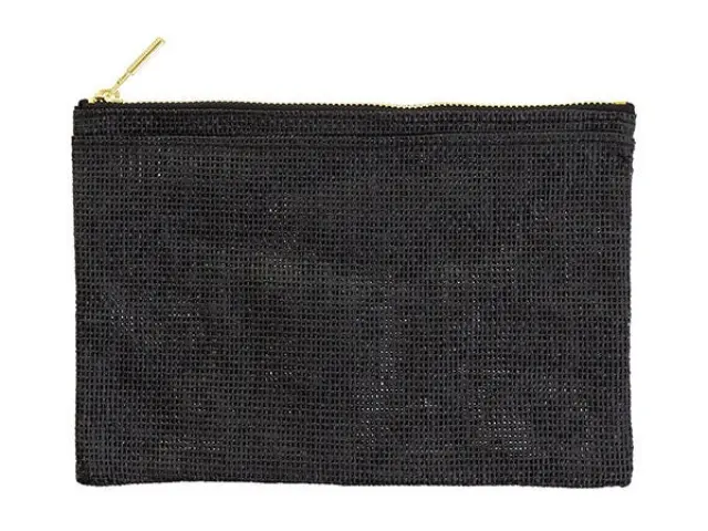 Midori Pulp Paper Cord Pen Pouch - Black