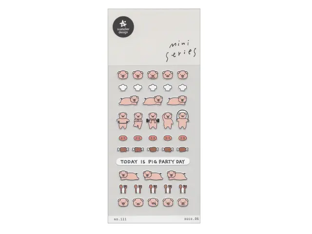 Suatelier Mini Series Planner Stickers - Deco.06