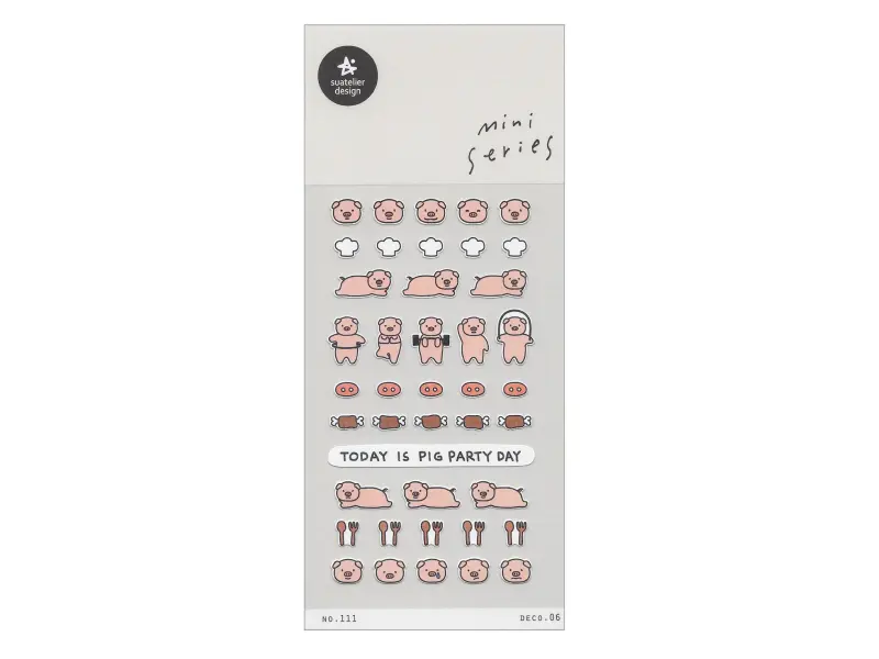 Suatelier Mini Series Planner Stickers - Deco.06