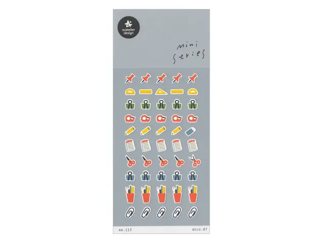 Suatelier Mini Series Planner Stickers - Deco.07