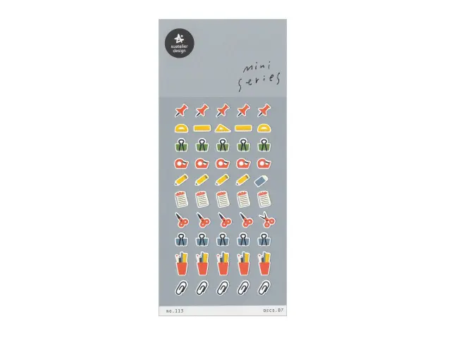 Suatelier Mini Series Planner Stickers - Deco.07