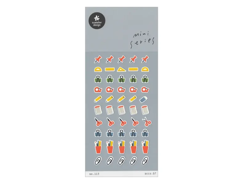 Suatelier Mini Series Planner Stickers - Deco.07