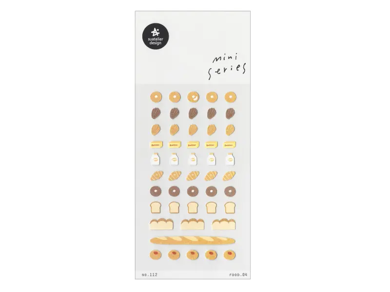Suatelier Mini Series Planner Stickers - Food.04