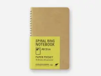 Paper Pocket A6 Slim Spiral Ring Notebook