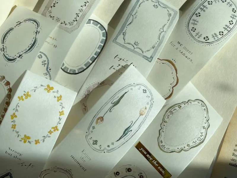 Pion Washi Tape Frames - Plate