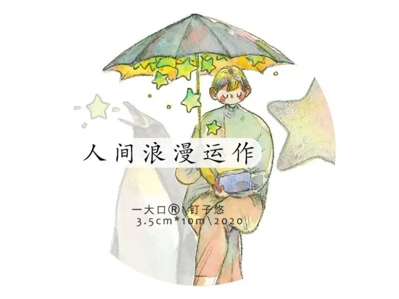 Ding Idako Washi Tape - Starry