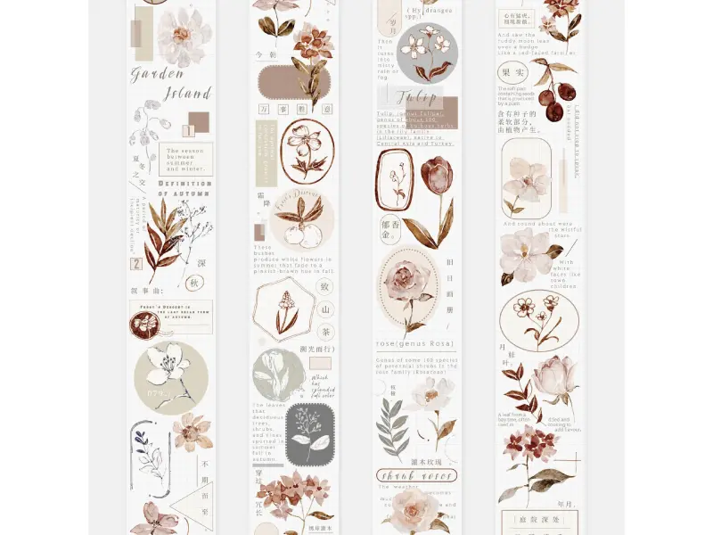 Freckles Tea Matte PET Tape Vol.3 - Autumn Leaves