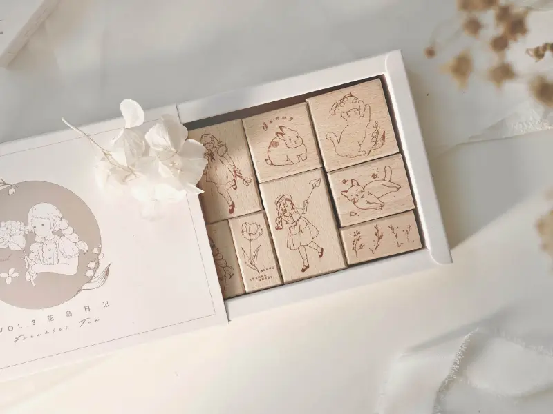 Freckles Tea Stamp Set Vol.3 - Hanashima Diary