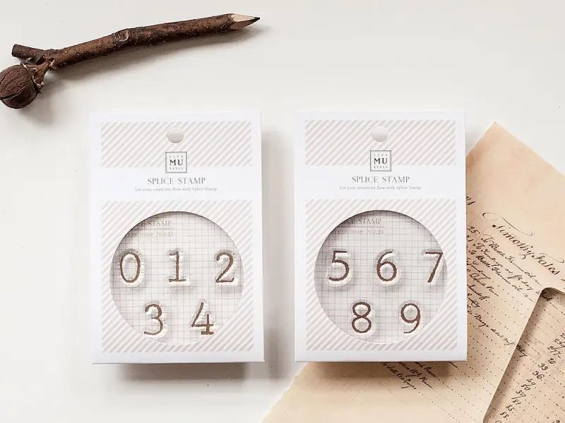 Pre-Order MU Clear Stamp Set Icon 023 - Numbers Basic