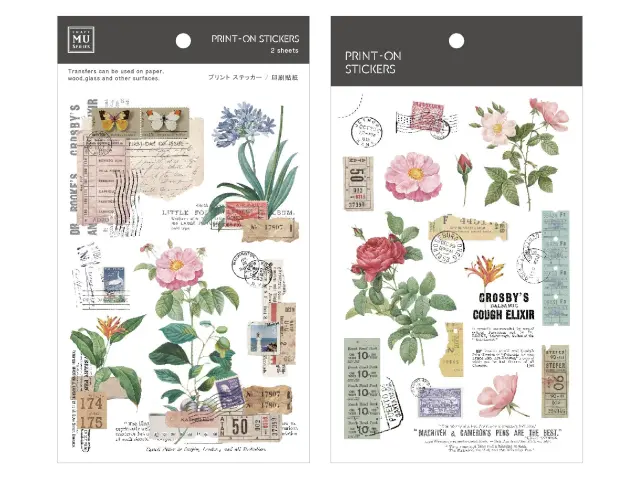 MU Print-On Siirtotarrat 212 - Collage Material