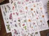 Print-On Transfer Stickers 6 Sheets  - Spring Flowers