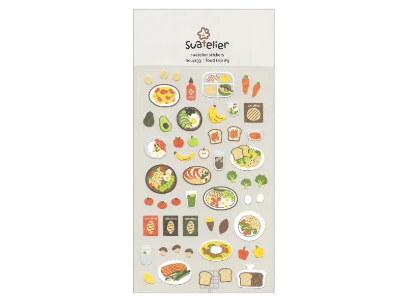 Suatelier Stickers 1133 - Food Trip 5