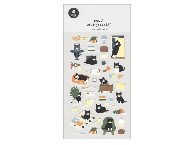 Suatelier Stickers 1139 - Cats Catch