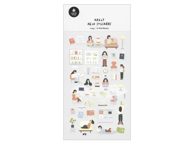 Suatelier Stickers 1143 - In The Library