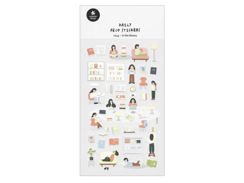 Suatelier Stickers 1143 - In The Library