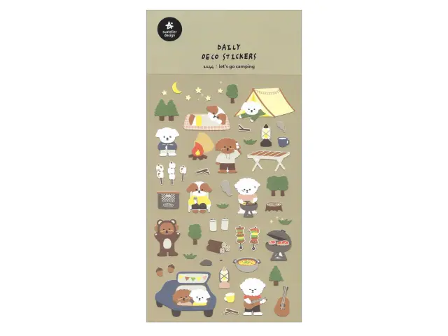 Suatelier Stickers 1144 - Lets Go Camping