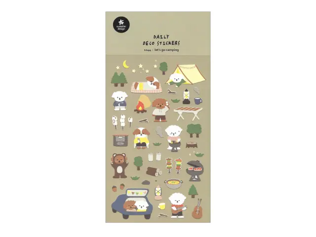 Suatelier Stickers 1144 - Lets Go Camping