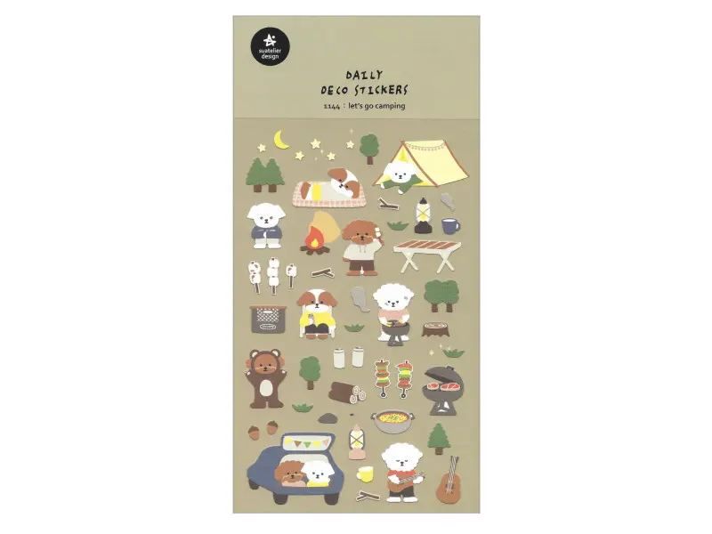 Suatelier Stickers 1144 - Lets Go Camping