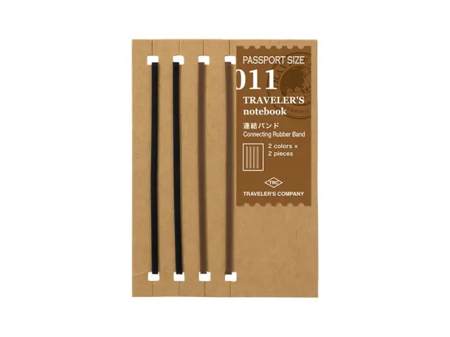 011. Connecting Rubber Band Passport Traveler's Notebook