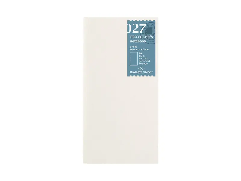 Traveler's Notebook Refill 027 Watercolor Paper Regular Size