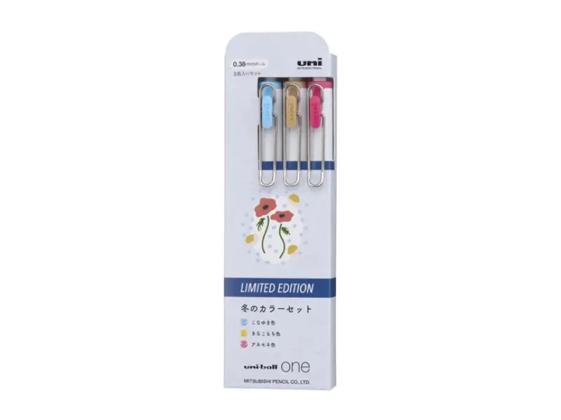 Uni-ball One Gel Pen Set 0.38 mm - Winter Colors