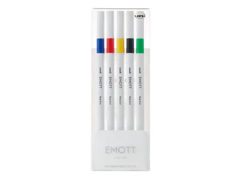 Uniball EMOTT Fineliner Marker Set 01 - Vivid Color