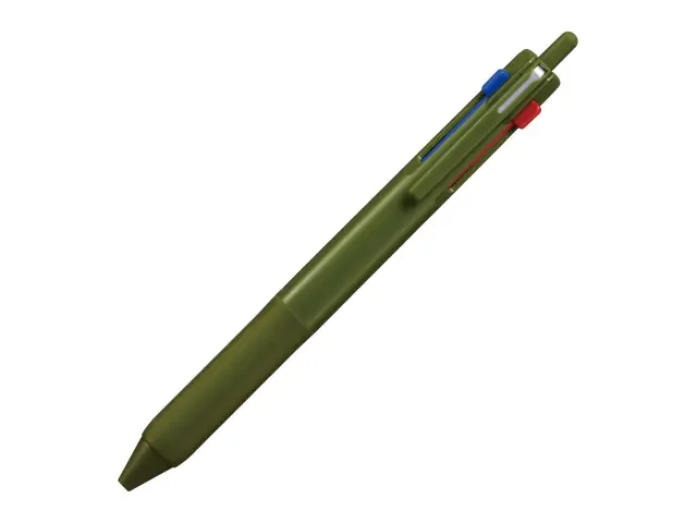 Uniball JETSTREAM More Black Ballpoint Pen 3-color 0.7 - Dark Olive