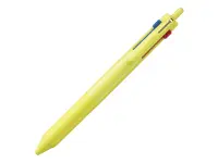 Uniball JETSTREAM More Black Ballpoint Pen 3-color 0.7 - Lemon Yellow