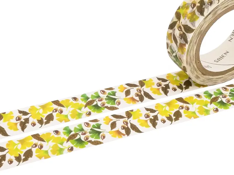 Saien | Washi Tape Nature - Ginkgo Leaves