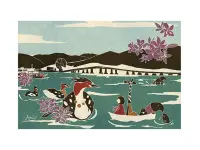 Who Mails Postcard - Shiga Biwako