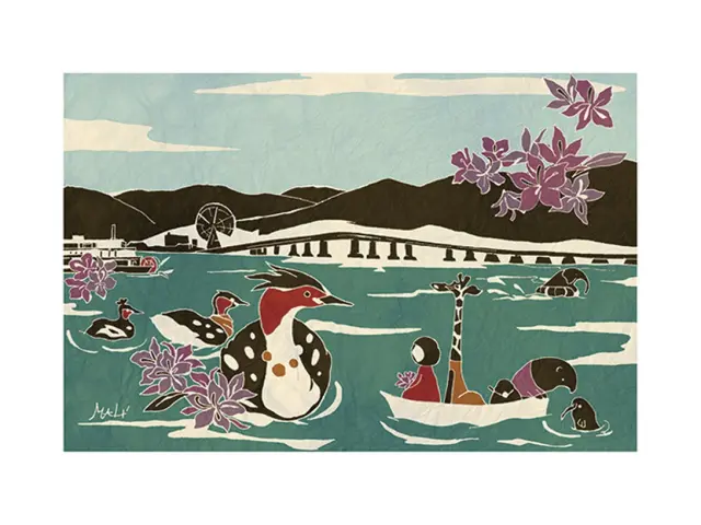 Who Mails Postcard - Shiga Biwako