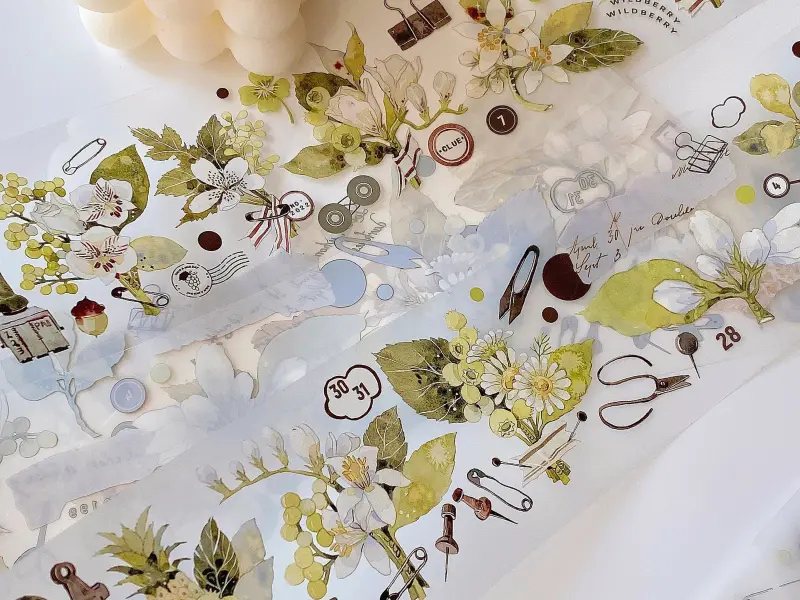 Wildberry Lab Tape SAMPLE - Daily Berries And Blossoms